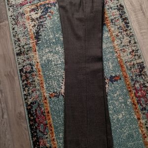 JCREW, Size 0, Black/Grey Houndstooth Wool Pants